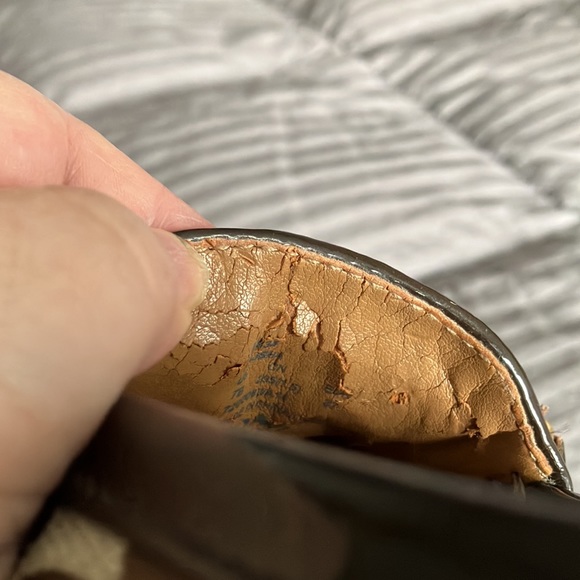 New Coach Felisha Canvas and Patent Leather Moc, size 7 - Picture 6 of 6